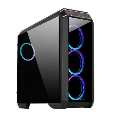 Obrázek CHIEFTEC skříň STALLION II, ATX, 1x USB- C 3.2, 2x USB 3.1, 1x USB 2.0, 4x 120mm RGB Fan, černá