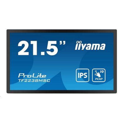 Obrázek Iiyama ProLite open- frame LCDs, 54.6cm (21.5''), Projected Capacitive, 10 TP, Full HD, USB, kit (USB), black