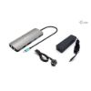 Obrázek i- tec USB- C Metal Nano 2x HDMI Docking Station, PD 100 W + Charger 100 W (bundle)