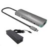 Obrázek i- tec USB- C Metal Nano Docking Station 4K HDMI LAN with Power Delivery 100 W + Charger 100 W