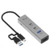 Obrázek i- tec Universal Charging Metal HUB 2x USB- C + 2x USB- A Port, PD 85 W