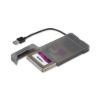 Obrázek i- tec USB 3.0 MySafe Easy, rámeček na externí pevný disk 6.4 cm / 2.5" pro SATA I/ II/ III HDD SSD, černý