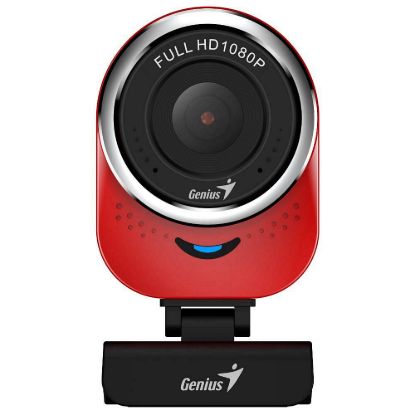 Obrázek GENIUS webkamera QCam 6000/ červená/ Full HD 1080P/ USB2.0/ mikrofon