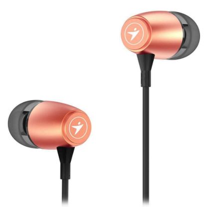 Obrázek GENIUS sluchátka HS- M318 METALLIC GOLD/ zlatá/ 4pin 3, 5 mm jack