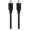 Obrázek GENIUS nabíjecí kabel ACC- C2CC- 3A, 150cm, USB- C na USB- C, 3A, PD60 W, opletený, černý