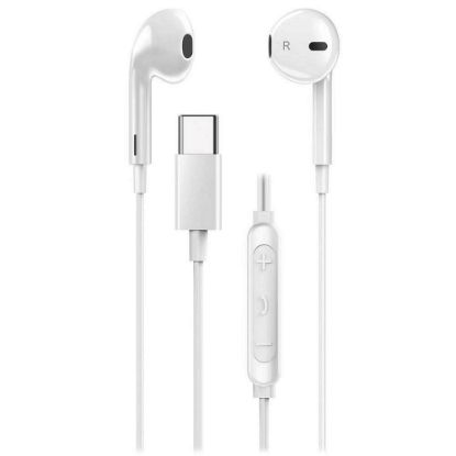 Obrázek GENIUS sluchátka HS- M365 headset, mikrofon, USB- C, bílá