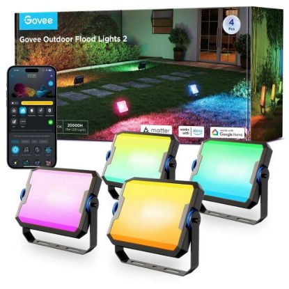 Obrázek Govee Flood Lights 2 venkovní SMART LED světla 4ks