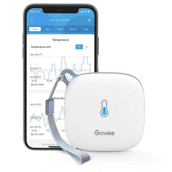 Obrázek Govee Teploměr a vlhkoměr, Wi- Fi