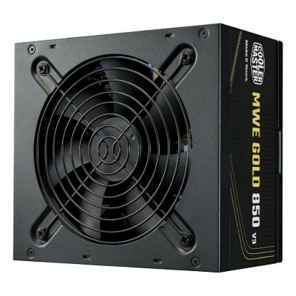 Obrázek Cooler Master zdroj MWE Gold 850 W V3, 120mm, 80+ Gold, ATX 3.1
