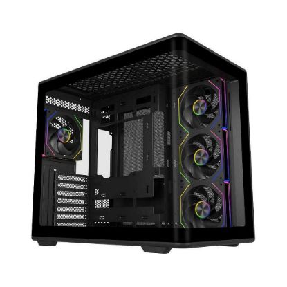Obrázek Cooler Master case Elite 600, ATX, Průhledná bočnice, 4x 120mm Fan, Černá