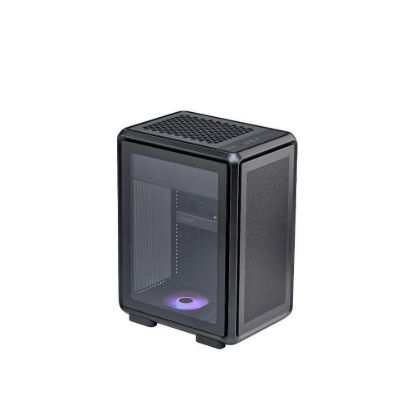 Obrázek Cooler Master case MasterFrame 400 Mesh Black, mATX, Průhledná bočnice, 1x 120mm ARGB Fan, Černá