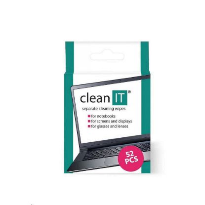 Obrázek CLEAN IT Čistící ubrousky mokré kusové 52 ks