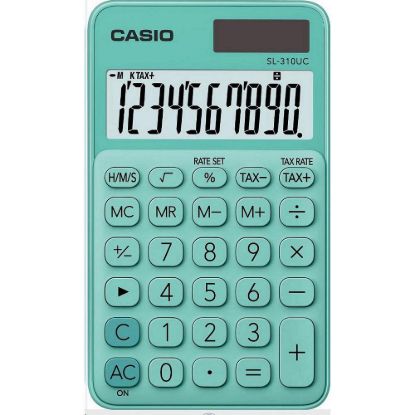 Obrázek CASIO kalkulačka SL 310UC GN, Kapesní kalkulátor
