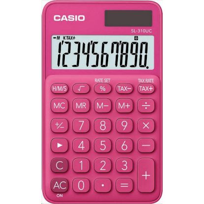 Obrázek CASIO kalkulačka SL 310UC RD, Kapesní kalkulátor