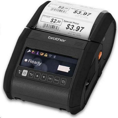Obrázek BROTHER tiskárna účtenek RJ- 3150 ( termotisk, 80mm účtenka, USB bluetooth WIFI 32MB )