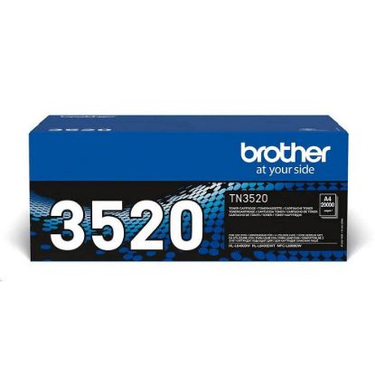 Obrázek BROTHER Toner TN- 3520 ( HL- L6400DW, MFC- L6900DW, 20 000 str. A4)