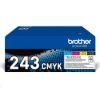 Obrázek BROTHER Toner TN- 243CMYK - PRO HLL3210 HLL3270 DCPL3510 DCPL3550 MFCL3730 MFCL3770 - cca 1000stran SADA
