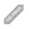 Obrázek BROTHER TZe- PR955- kazeta TZ šířky 24mm, laminovaná TZe- PR955 PREMIUM SILVER / stříbrná páska / bílé písmo