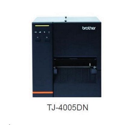 Obrázek BROTHER tiskárna štítků TJ- 4005DN (tisk štítků, 203 dpi, max šířka štítků 107 mm) USB, LAN, RS- 232C, LED indikace