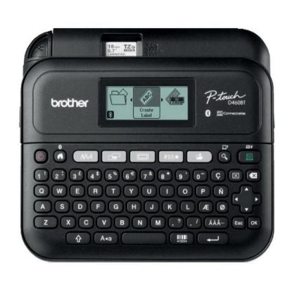 Obrázek BROTHER tiskárna štítků PT- D460BTVP, 18mm pásky, USB, kufřík, velký grafický displej