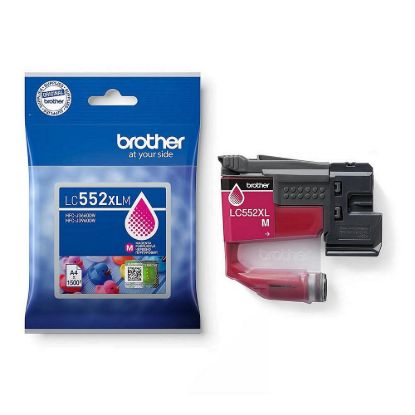 Obrázek BROTHER INK LC- 552XLM - magenta - cca 1500stran, pro MFC- J3660 MFC- J3960