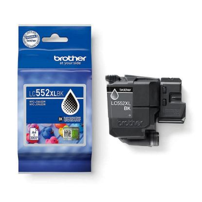 Obrázek BROTHER INK LC- 552XLBK - black - cca 3000stran, MFC- J3660 MFC- J3960