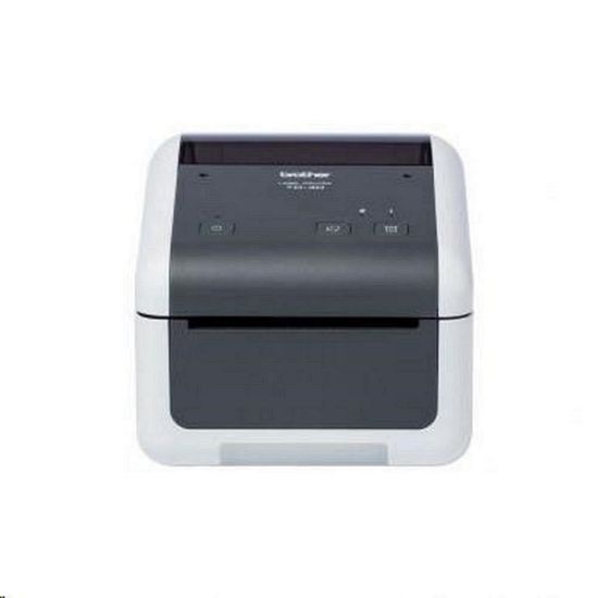 Obrázek BROTHER tiskárna štítků TD- 4215D (tisk štítků, 203 dpi, max šířka štítků 104 mm, rychl. tisku 127 mm/ sec)) USB, RS…
