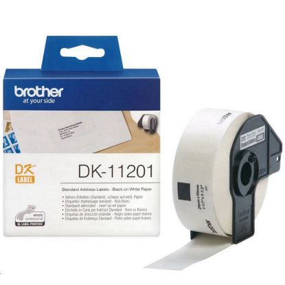 Obrázek BROTHER DK- 11201 Adresní štítky standard (400 ks) 29 mm x 90 mm