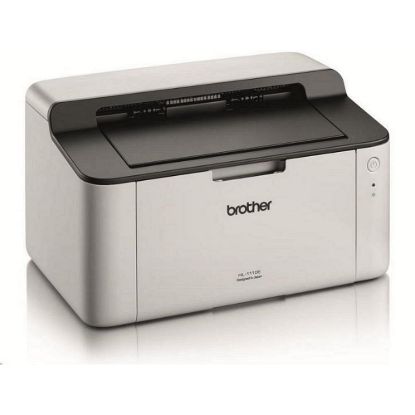 Obrázek BROTHER tiskárna laserová mono HL- 1110E - A4, 20ppm, 600 x 600, 1MB, GDI, USB 2.0, bílá