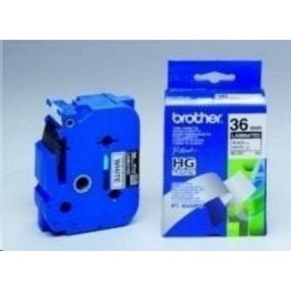 Obrázek BROTHER HGE261V5 Labelling Supplies, 36mm Black/ White (5 pcs Pack) High Grade Tape