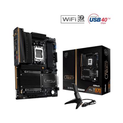 Obrázek ASRock MB Sc AM5 X870 TAICHI Creator, AMD X870, 4xDDR5, 1xHDMI, 2xUSB4, WI- FI, ATX