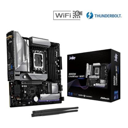 Obrázek ASRock MB Sc LGA1851 B860M LiveMixer WiFi, Intel B860, 4xDDR5, 1xThunderbolt, 1xHDMI, WiFi, mATX