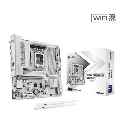 Obrázek ASRock MB Sc LGA1851 B860M Challenger WiFi WHITE, Intel B860, 4xDDR5, 1xHDMI, WiFi, mATX