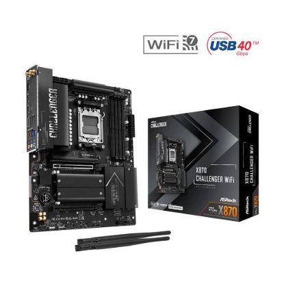 Obrázek ASRock MB Sc AM5 X870 Challenger WiFi, AMD X870, 4xDDR5, 1xHDMI, 2xUSB4, WiFi