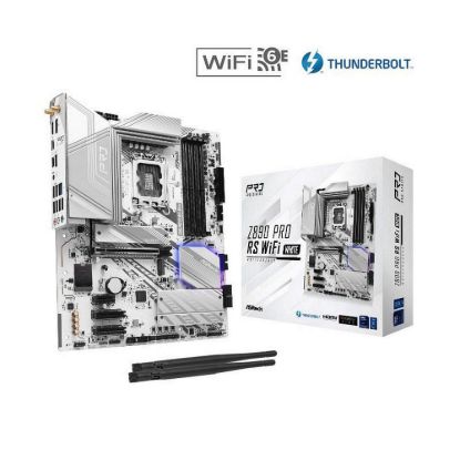 Obrázek ASRock MB Sc LGA1851 Z890 PRO RS WIFI WHITE, Intel Z890, 4xDDR5, 1xHDMI, WI- FI