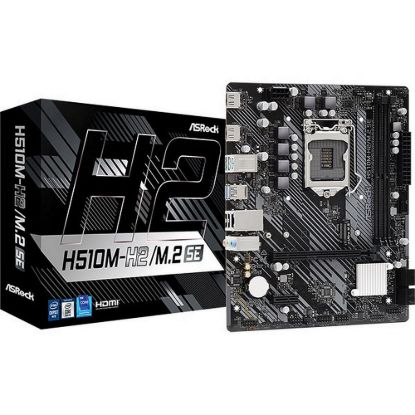 Obrázek ASRock MB Sc LGA1200 H510M- H2/ M.2 SE, Intel H470, 2xDDR4, 2xHDMI, mATX