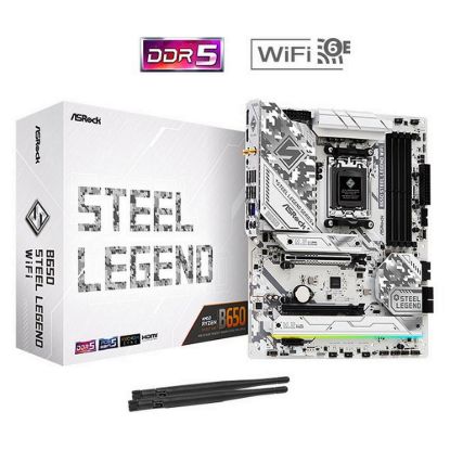 Obrázek ASRock MB Sc AM5 B650 Steel Legend WiFi , AMD B650, 4xDDR5, 1xDP, 1xHDMI, WIFI