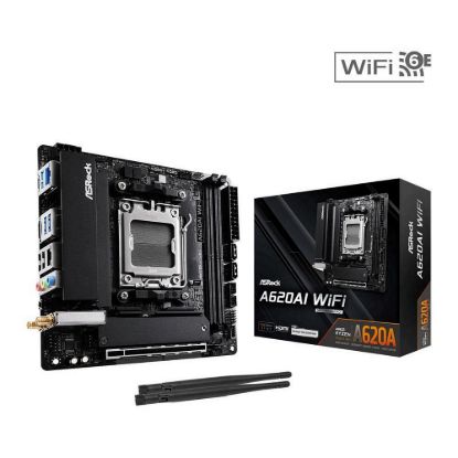 Obrázek ASRock MB Sc AM5 A620AI WIFI AMD A620A, 2xDDR5, 1xHDMI, WIFI