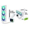 Obrázek ASROCK Vodní chladič Challenger White 360 Digital, 3 x 120mm, ARGB, LGA1851, AM5, bílá