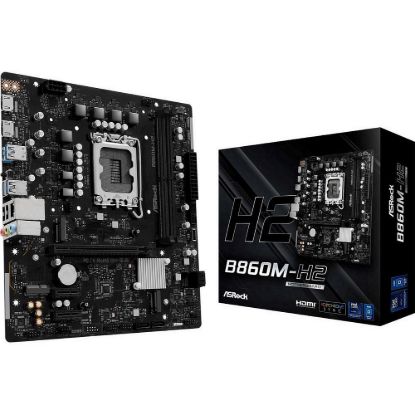 Obrázek ASRock MB Sc LGA1851 B860M- H2, Intel B860, 2xDDR5, 2xHDMI, mATX