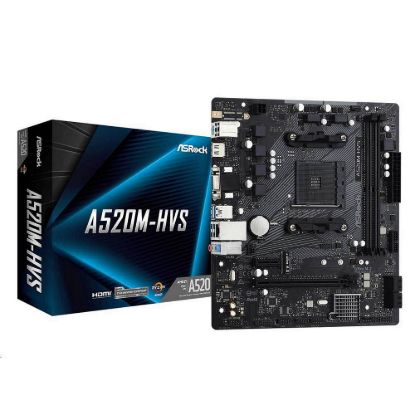 Obrázek ASRock MB Sc AM4 A520M- HVS, AMD A520M, 2xDDR4, HDMI