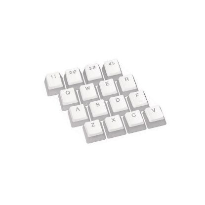 Obrázek ENDORFY Klávesy PBT Pudding Onyx White Double shot, bílá