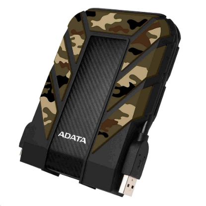 Obrázek ADATA Externí HDD 2 TB 2, 5" USB 3.1 DashDrive Durable HD710M Pro, kamufláž (gumový, nárazu/ vodě/ prachu odolný)
