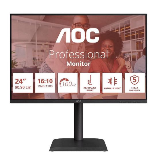 Obrázek AOC MT IPS LCD WLED 24" X24E4U - IPS panel, 1920 x 1200, 100 Hz, HDMI, DP, USB- C