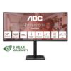 Obrázek AOC MT 34" CU34E4CV - 3440 x 1440, VA, 120 Hz, HDR10, 2xHDMI, DP, USB hub, USB- C, RJ45, repro, Zakřivený