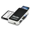 Obrázek AXAGON CRE- X1, USB 2.0 externí MINI čtečka 5- slot ALL- IN- ONE