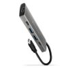 Obrázek AXAGON HMC- 5G2, USB 10Gbps hub, porty 2x USB- A, 2x USB- C, HDMI 4k/ 60, PD 100 W, kabel USB- C 13cm