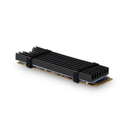 Obrázek AXAGON CLR- M2L6, hliníkový pasivní chladič pro M.2 2280 SSD, výška 6 mm