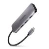 Obrázek AXAGON HMC- 5, USB 3.2 Gen 1 hub, porty 2x USB- A, HDMI, SD/ microSD slot, PD 100 W, kabel USB- C 20cm