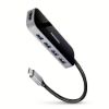 Obrázek AXAGON HMC- 6H4A, USB 3.2 Gen 1 hub, porty 4x USB- A, HDMI 4k/ 30 Hz, PD 100 W, kabel USB- C 20cm